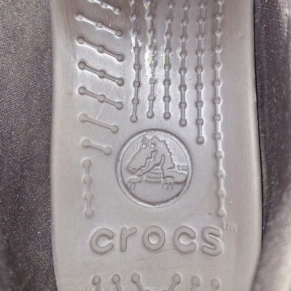 Crocs leather lace up loafers in a men's size 11.5. They're pre-loved - Picture 12 of 13